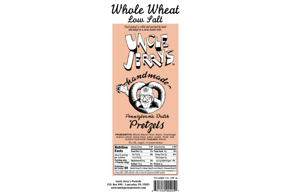 
                  
                    Uncle Jerry's Pretzels Whole Wheat Pretzel Logo
                  
                