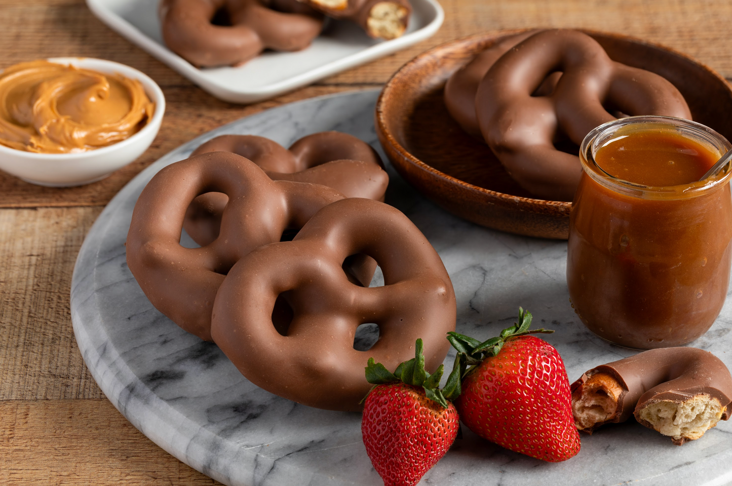 Chocolate Pretzels for Valentine's Day