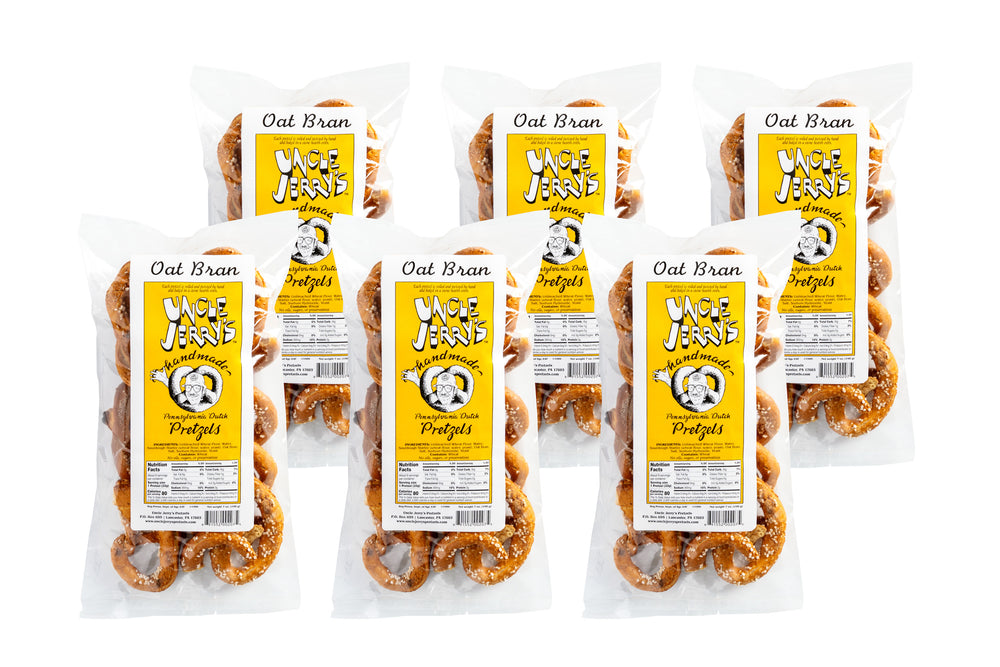 Oat Bran Regular Salt Pretzels, 7oz Bag