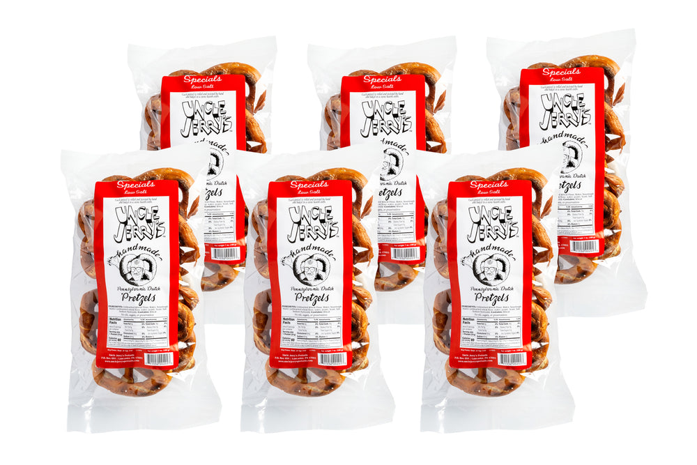 Wuz☆☆プレリードッグ純金２５㍉＋サウスダコタ純金ノート１５５mg☆☆ Specials Low Salt Pretzels | 7oz Bags | Uncle Jerry's Pretzels