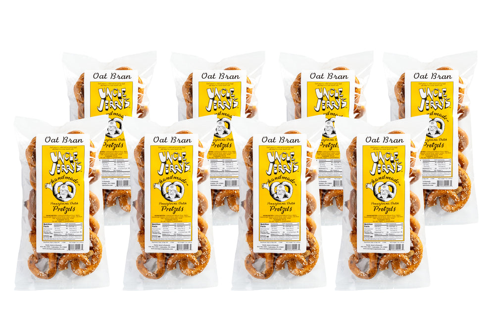 Oat Bran Regular Salt Pretzels, 7oz Bag