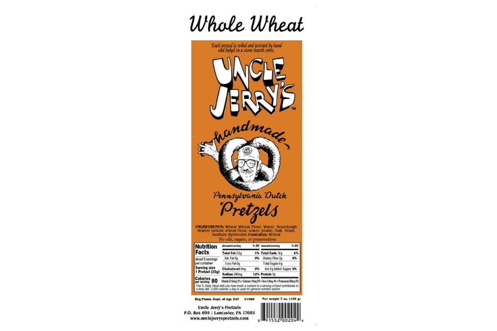 
                  
                    Uncle Jerry's Pretzels Whole Wheat Pretzels Logo
                  
                